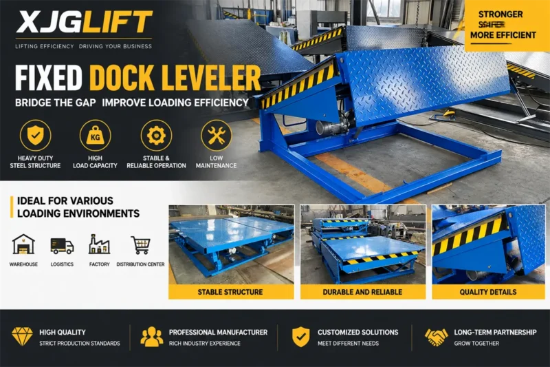 8 Ton Fixed Hydraulic Dock Leveler – DCQG-8T