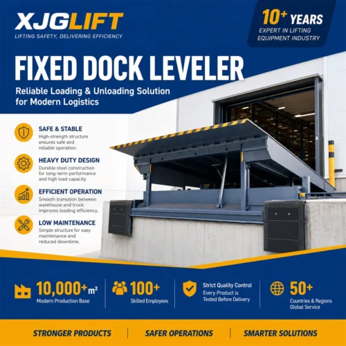 8 Ton Fixed Hydraulic Dock Leveler – DCQG-8T - image 3