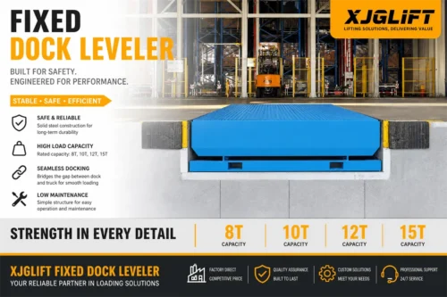 8 Ton Fixed Hydraulic Dock Leveler – DCQG-8T - image 2